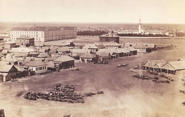 The city of Orenburg at the end of the nineteenth century